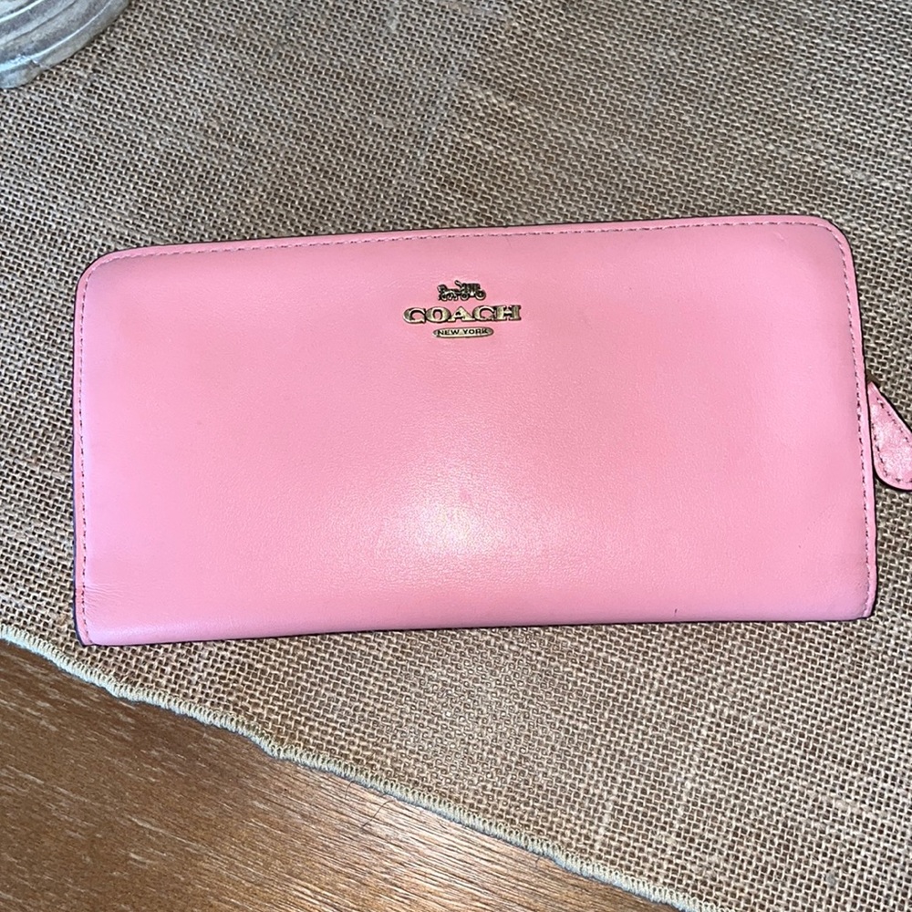 Pink Coach Wallet